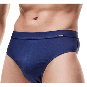 Pánské slipy Authentic 093 tm. modré - Cornette