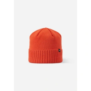 Juniorska czapka zimowa Reima Kalotti Red Orange z certyfikowanej pomarańczowej wełny (5300232A-2820)