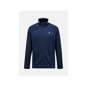Bluza męska PEAK PERFORMANCE M Rider Essentials Zip Jacket kolor granatowy Bluza męska PEAK PERFORMANCE M Rider Essentials Zip Jacket kolor granatowy