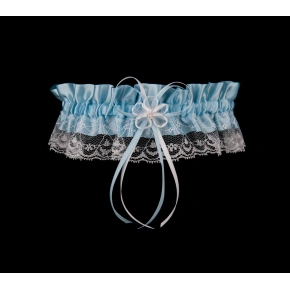 Podvazek PW-30 bílomodrá - Julimex