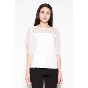 Bluzka damska VT011 ecru - Venaton