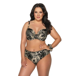 Damski biustonosz kąpielowy SK-184 czarno-beżowy - AVA