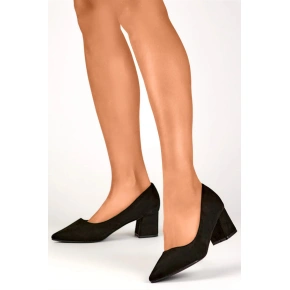 Czółenka damskie na obcasie KJ-10 / 203053 Czarny - Soon Her