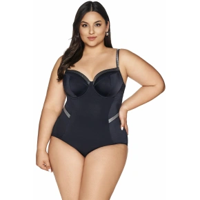 Damski jednoczęściowy kostium kąpielowy SKJ-63 Czarny - AVA