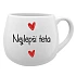 Nejlepší teta - bílý keramický hrníček 300 ml