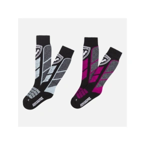 Skarpety Rossignol Jr Thermotech 2P różowy
