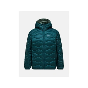 Kurtka puchowa męska PEAK PERFORMANCE M Helium Down Hood Jacket kolor zielony Kurtka puchowa męska PEAK PERFORMANCE M Helium Down Hood Jacket kolor zielony