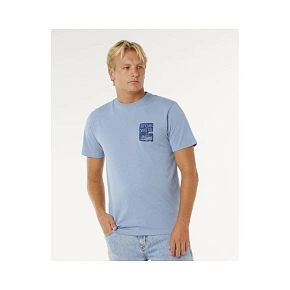 Koszulka męska RIP CURL Keep On Trucking Ss Tee niebieska Koszulka męska RIP CURL Keep On Trucking Ss Tee niebieska