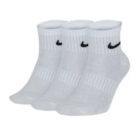 Skarpety męskie Everyday Lightweight Ankle 3PAC Socks M SX7677-100 White - Nike