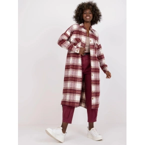 Koszula damska EM-KS-002/04.50P Ecru-wine - FPrice