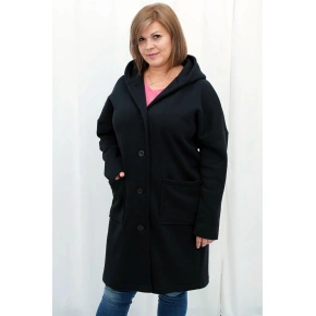 Płaszcz damski z kapturem 184904 Latoszka - Karko