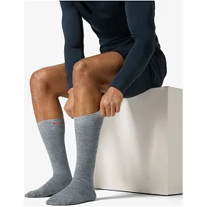 Skarpetki SUPER.NATURAL WOOL GUARDIANS LONGSOCKS 2-PAC szare