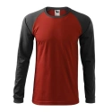 T-shirt męski Street LS M MLI-13023 marlboro red - Malfini