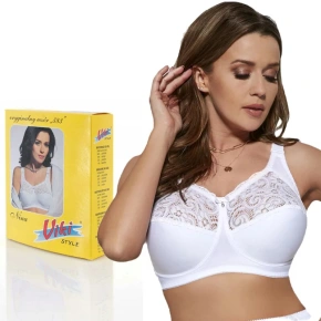 Biustonosz damski Nina 583 Biały - Viki