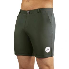Męskie spodenki kąpielowe comfort7a khaki- Self