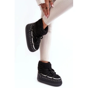 Damskie śniegowce model 188648 Black - SEASTAR