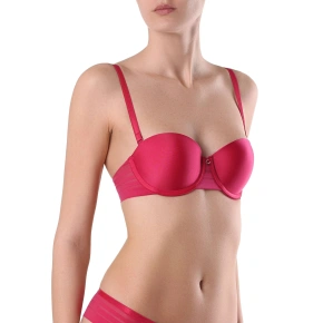 Biustonosz damski Rb8044 malinowy - Conte