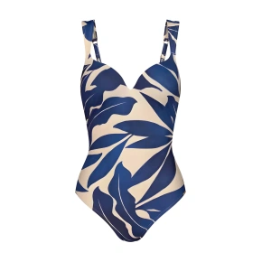 Damski jednoczęściowy strój kąpielowy Summer Allure OWP 01 ciemnoniebieski - Triumph