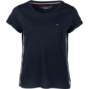 Krótki T-shirt damski UW0UW01374 granatowy - Tommy Hilfiger