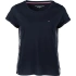 Krótki T-shirt damski UW0UW01374 granatowy - Tommy Hilfiger