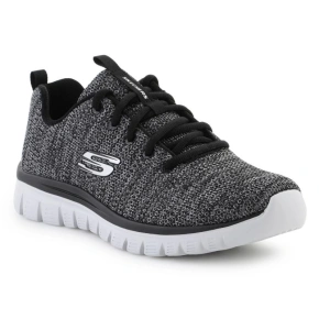 Buty Skechers Graceful Twisted Fortune M 12614-BKW Buty Skechers Graceful Twisted Fortune M 12614-BKW