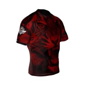 Koszulka kompresyjna "Leone" typu Rashguard powstała z materiału DBX MORE DRY  M