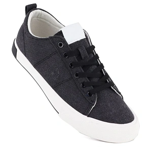 Trampki męskie tekstylne czarne Big Star TT174292