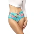 Sea Stars Simple Maxi Panties Green and Red - Julimex