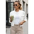 Dámská bunda bomber TY4305 smetanová - FashionStreet
