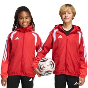 Kurtka dla dzieci adidas Tiro 26 Competition All Weather czerwona KB0155 Kurtka dla dzieci adidas Tiro 26 Competition All Weather czerwona KB0155