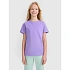 T-shirt regular z nadrukiem dziewczęcy 4F 4FJWSS25TTSHF2176-51S