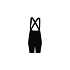 Spodenki rowerowe POC W's Raceday Bib Shorts czarne