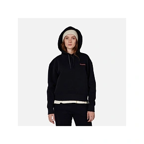 Bluza damska ROSSIGNOL W WATERFALL H RELAX SWEATSHIRT czarna dámské Bluza damska ROSSIGNOL W WATERFALL H RELAX SWEATSHIRT czarna dámské