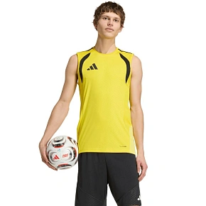 Koszulka męska adidas Tiro 26 Competition Sleeveless Jersey żółta KA7615 pánské Koszulka męska adidas Tiro 26 Competition Sleeveless Jersey żółta KA7615 pánské
