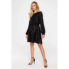 Sukienka damska M715 czarny - Made Of Emotion