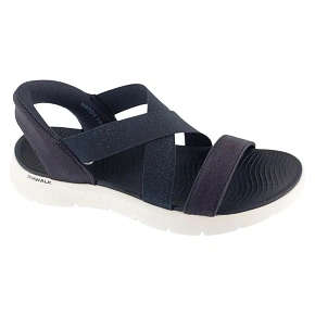 Skechers Slip-Ins: Go Walk Flex Sandal - Glimmer Up 141489-NVY Granatowe 36 Skechers Slip-Ins: Go Walk Flex Sandal - Glimmer Up 141489-NVY Granatowe 36