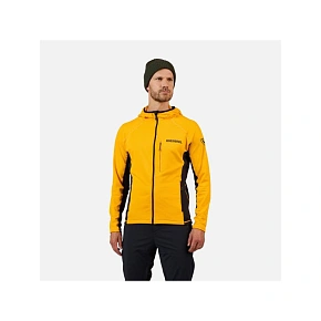 Bluza męska ROSSIGNOL BLACKSIDE MIX FZH FLEECE żółta pánské Bluza męska ROSSIGNOL BLACKSIDE MIX FZH FLEECE żółta pánské
