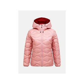 Kurtka damska puchowa PEAK PERFORMANCE W Helium Down Hood Jacket kolor różowy Kurtka damska puchowa PEAK PERFORMANCE W Helium Down Hood Jacket kolor różowy