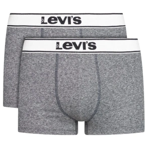 Bokserki męskie 2Pack 37149-0388 Szary - Levi's