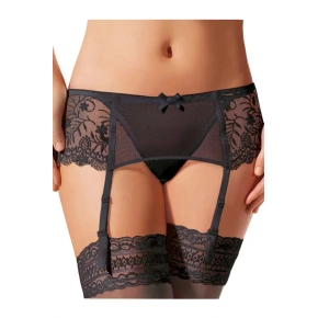 Dámský podvazkový pás N.32 Černá - EWANA