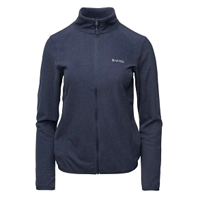 Dámská fleecová mikina Damis II FULL ZIP W 92800621589 tmavě modrá  - Hi-Tec