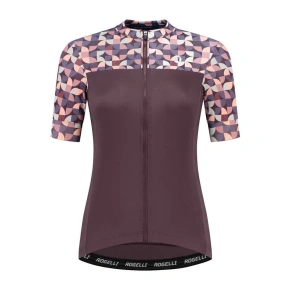 Rogelli koszulka ESSENTIAL GRAPHIC bordo-koral XS