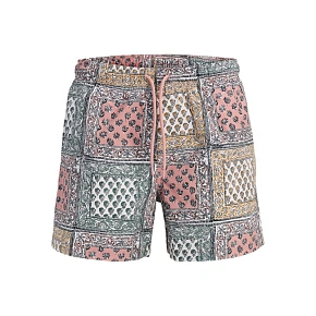 Jack&Jones męskie szorty do pływania JPSTMAUI SHELL AOP SWIM SHORTS REG 12291808 ASH ROSE Jack&Jones męskie szorty do pływania JPSTMAUI SHELL AOP SWIM SHORTS REG 12291808 ASH ROSE