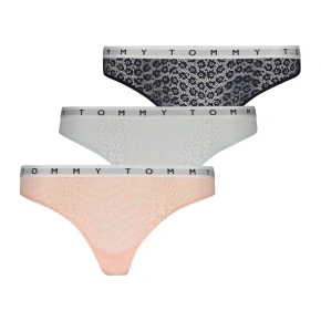 Stringi damskie Lace 3 Pack UW0UW02524-0TX - Tommy Hilfiger