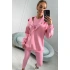 Zestaw bluza, top i legginsy 24349 jasnoróżowy -Kesi