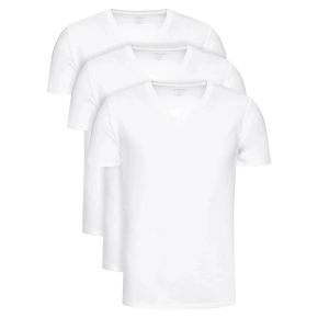 T-shirt męski 000NB4012E 100 3pk biały - Calvin Klein