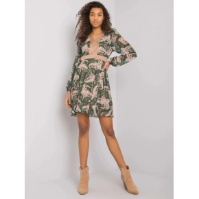 Sukienka damska LC SK 22K 3035.03P ciemnozielony - Pole Pole Pole