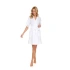 Szlafrok damski SWW.5106 biały - drzemka lekarza