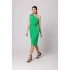 Sukienka na jedno ramię K160 zielona - Makover