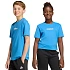 Koszulka dziecięca adidas Essentials niebieska KE0836